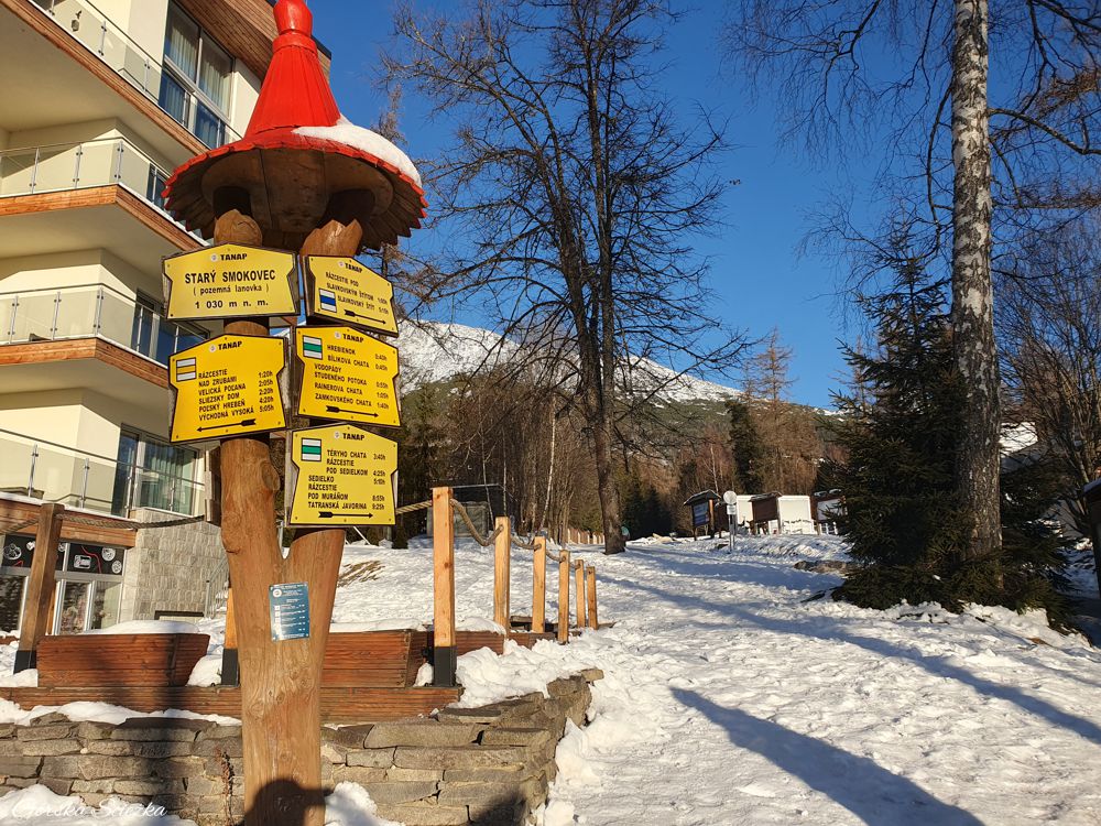 Hrebienok: Główny węzeł szlaków w Starym Smokowcu