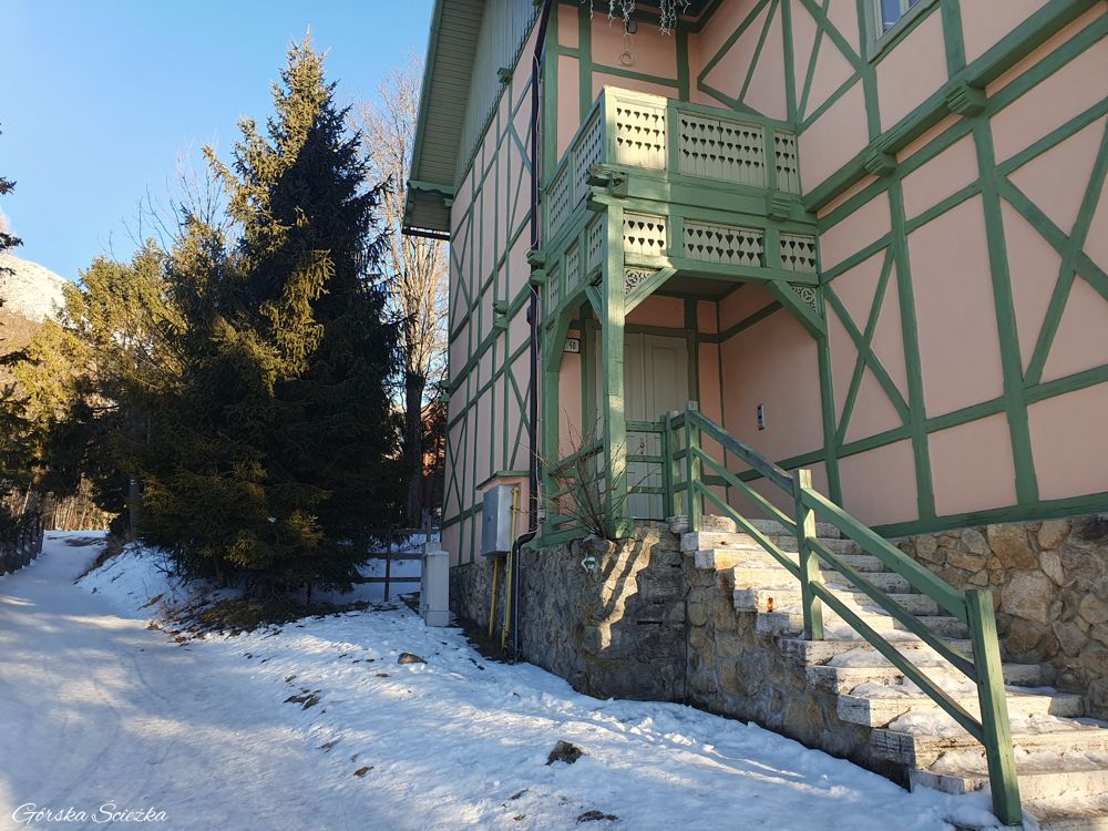 Hrebienok: Początek szlaku zielonego