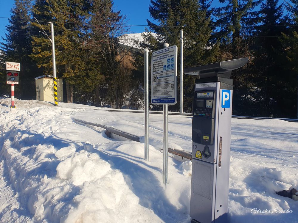 Popradzki Staw: Parking Popradské Pleso