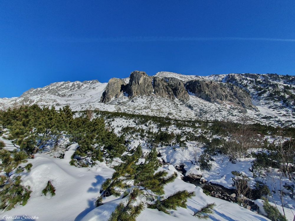 Wodospad Skok: Pasmo kosodrzewiny i Grań Baszt